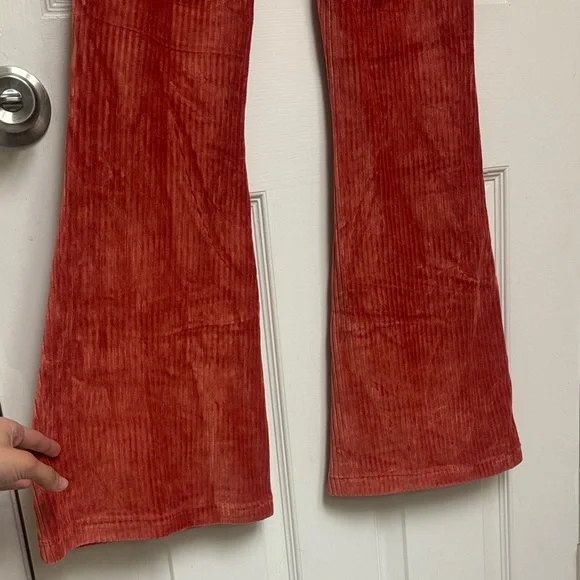 Aerie Groove On Velour Flare Corduroy Pants - Picture 8 of 8